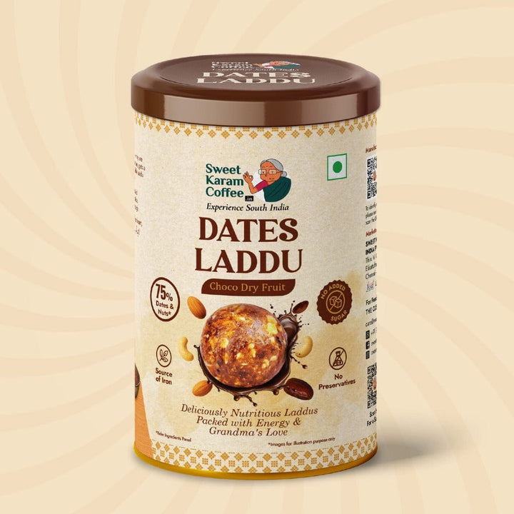 Dates Laddu (Choco Dry Fruit) - Sweet Karam Coffee