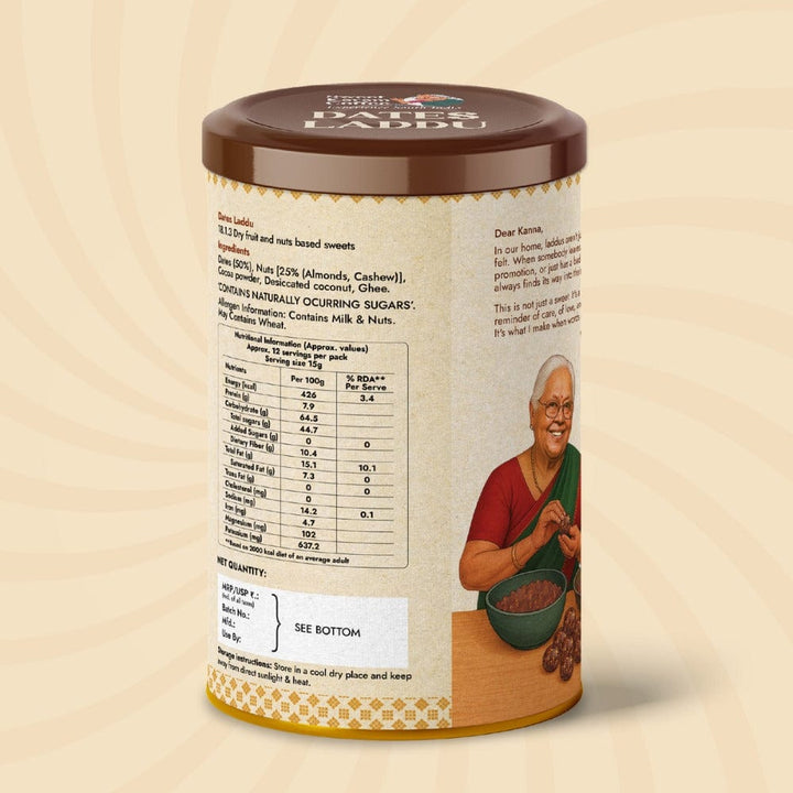 Dates Laddu (Choco Dry Fruit) - Sweet Karam Coffee