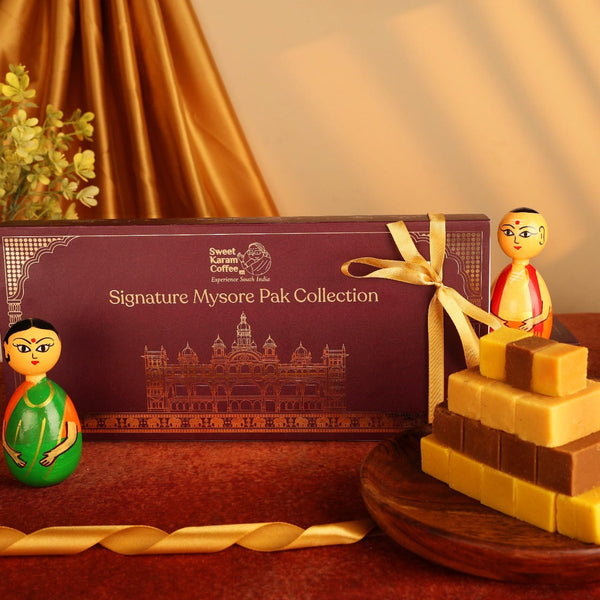 Signature Mysorepak Combo - Premium - Sweet Karam Coffee