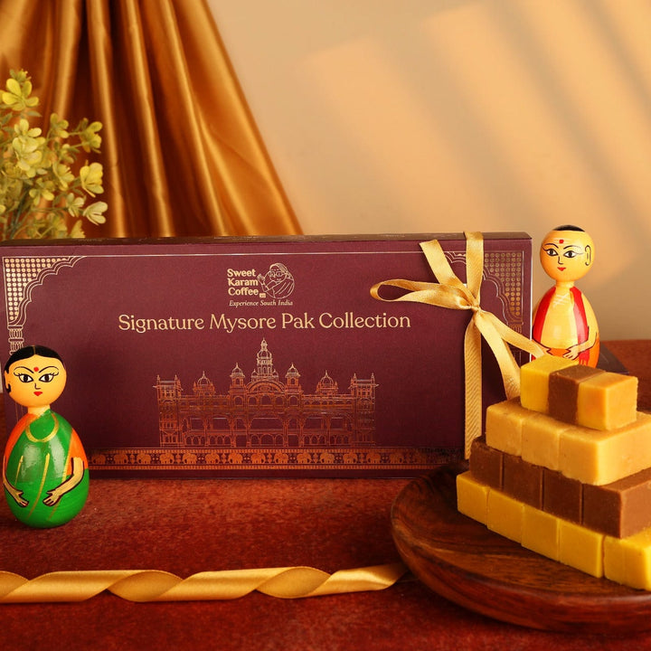 Signature Mysorepak Combo - Premium - Sweet Karam Coffee