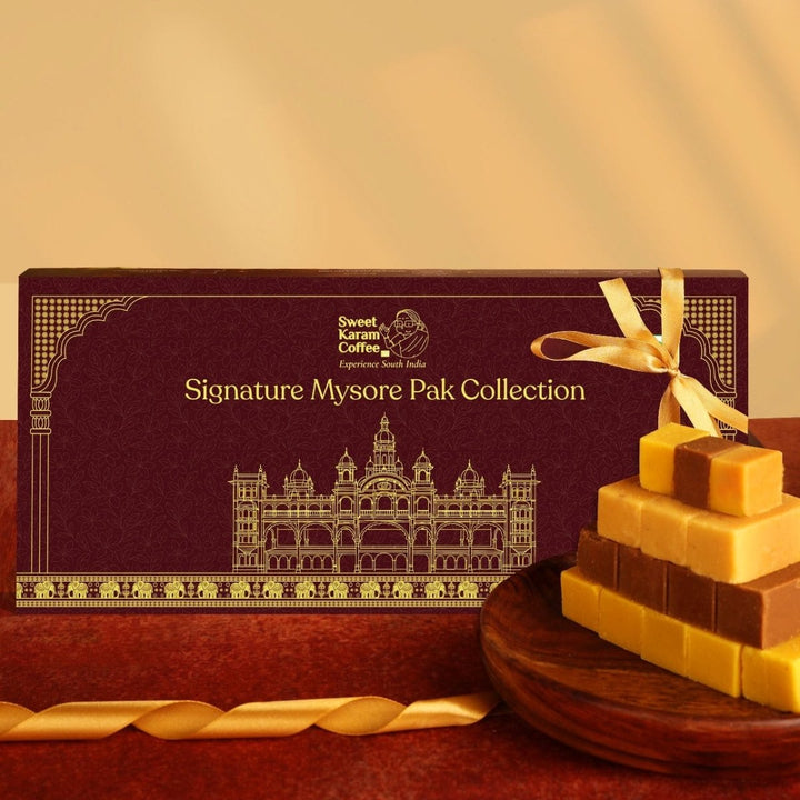 Signature Mysorepak Combo - Premium - Sweet Karam Coffee