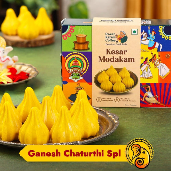 Kesar Peda Modakam - Sweet Karam Coffee