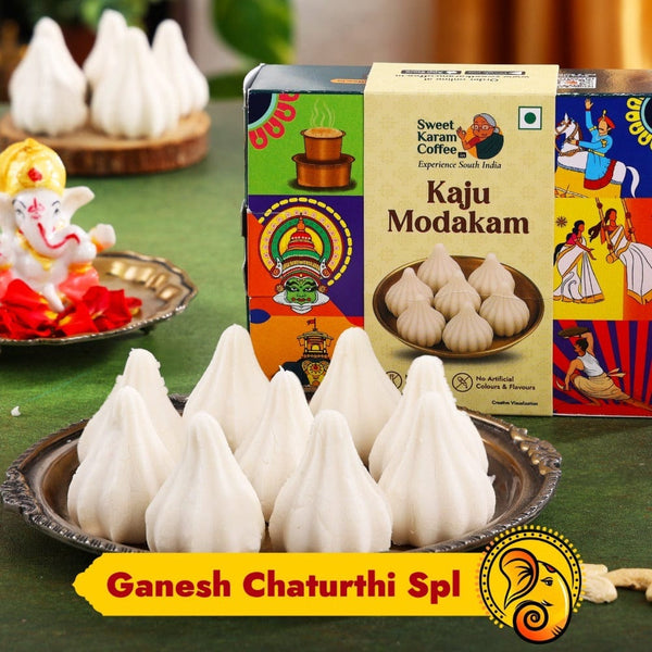 Kaju Katli Modakam - Sweet Karam Coffee