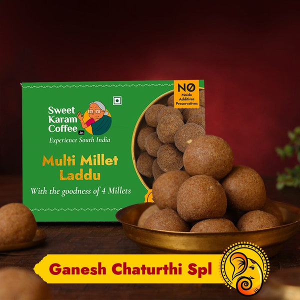 Multi Millet Laddu - Sweet Karam Coffee