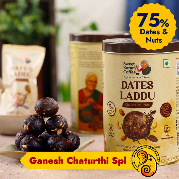 Dates Laddu (Choco Dry Fruit) - Sweet Karam Coffee