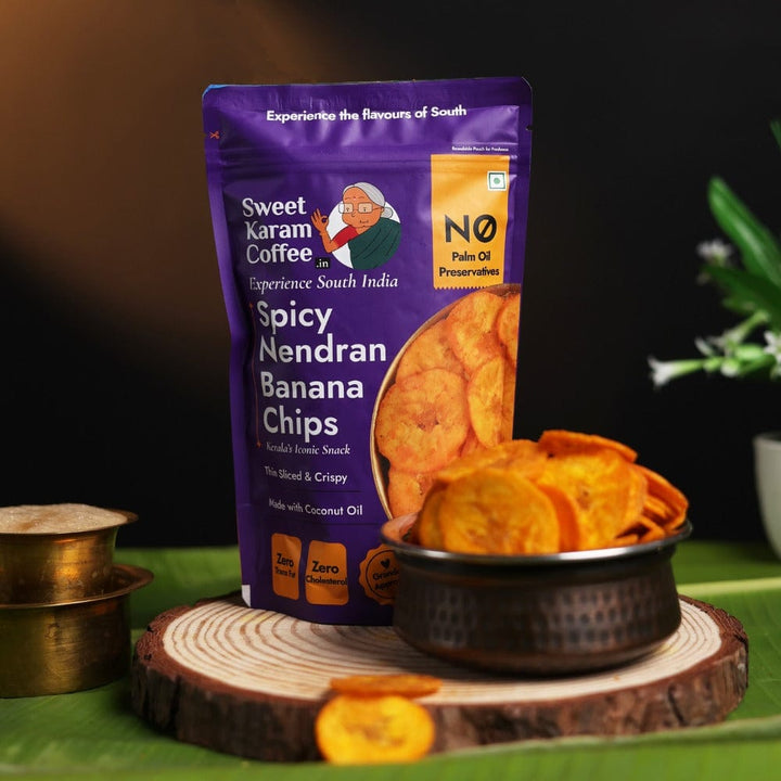 Kerala Spicy Banana Chips - Sweet Karam Coffee