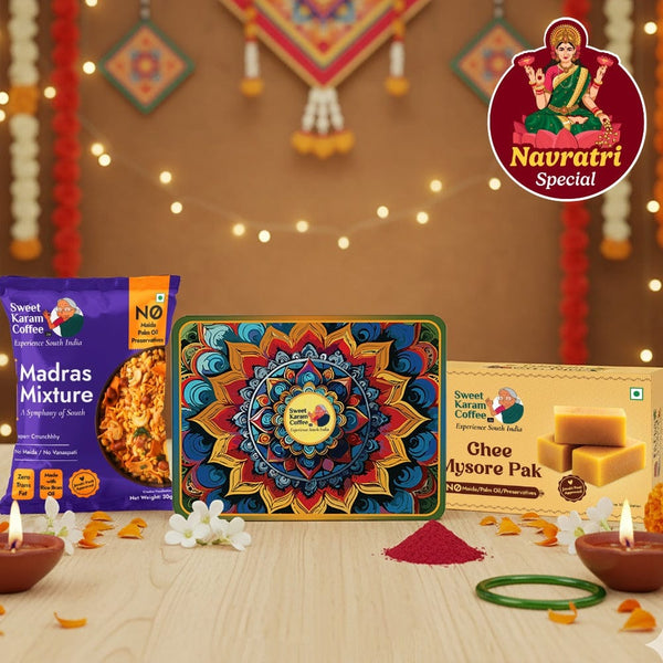 Navratri Celebration Tin Box  - Free Shipping Across India