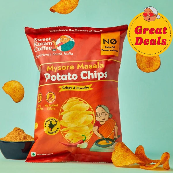 Potato Chips - Mysore Masala - Sweet Karam Coffee