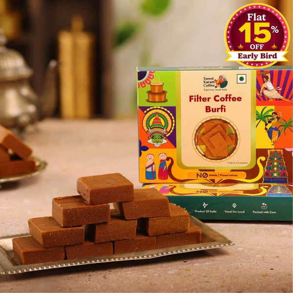 Filter Coffee Burfi - Sweet Karam Coffee