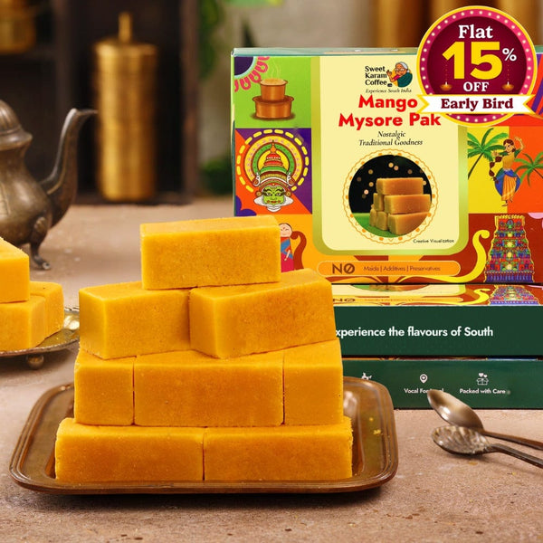 Mango Mysorepak - Sweet Karam Coffee