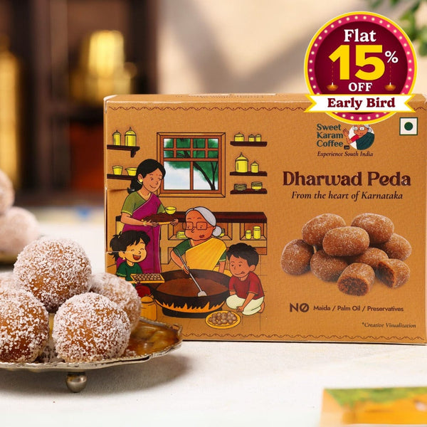 Dharwad Peda - Sweet Karam Coffee
