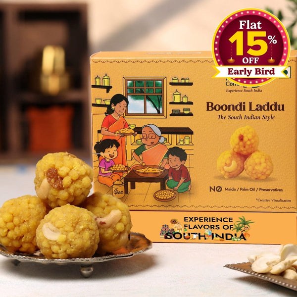 Boondi Laddu - Sweet Karam Coffee