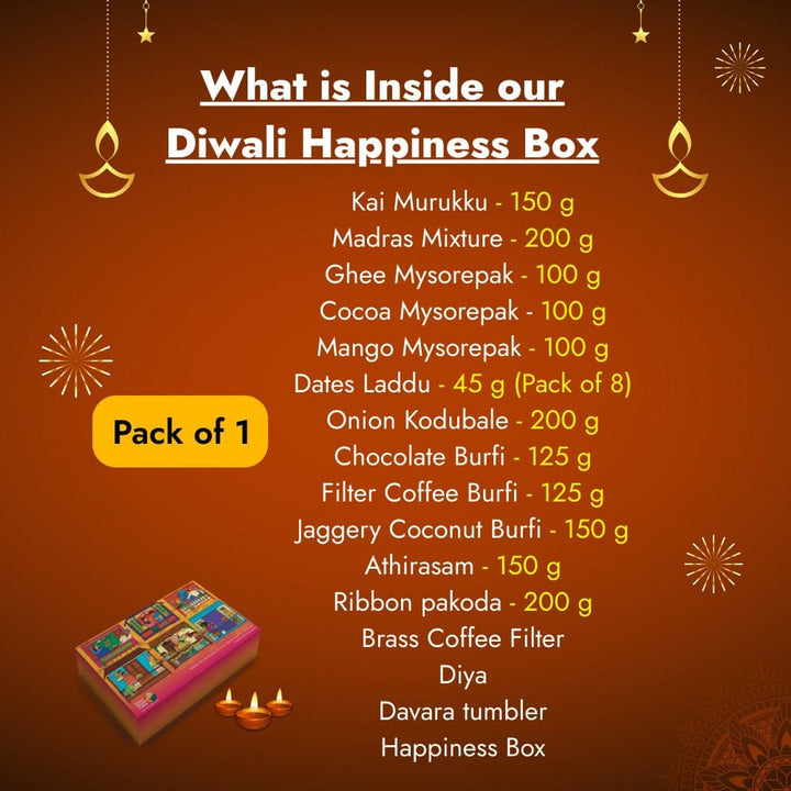 Diwali Happiness Box (Curated) - Sweet Karam Coffee