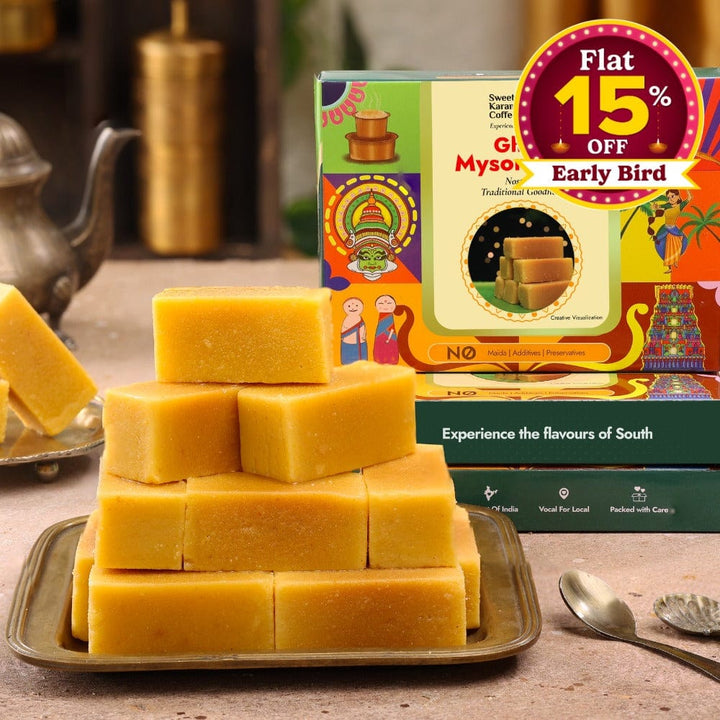 Ghee Mysorepak (Soft)  - Free Shipping Across India