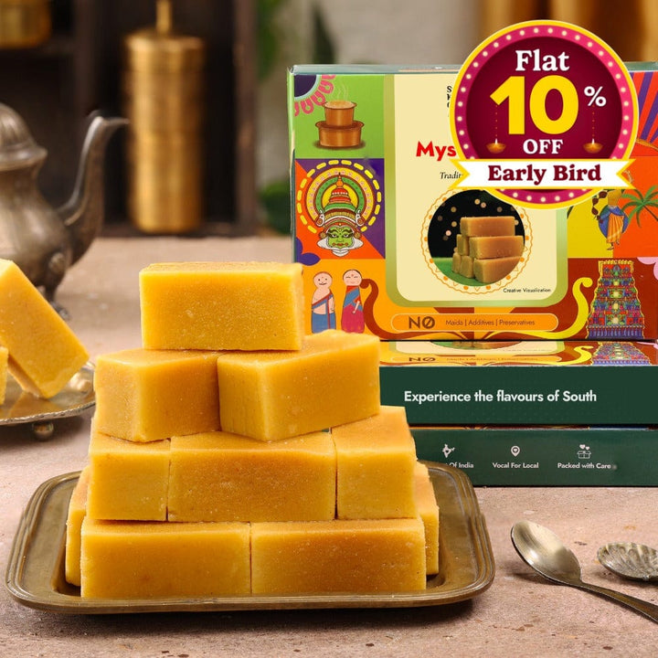 Ghee Mysorepak (Soft)  - Free Shipping Across India