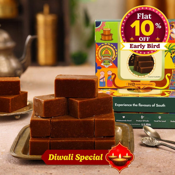 Chocolate/ Cocoa Mysorepak  - Free Shipping Across India