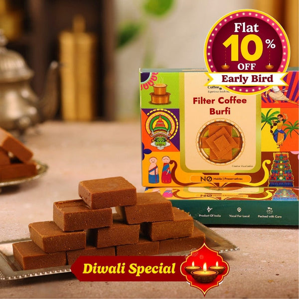 Filter Coffee Burfi  - Free Shipping Across India