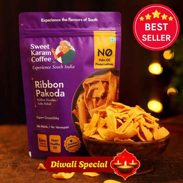 Ribbon Pakoda (Ribbon Murukku)  - Free Shipping Across India