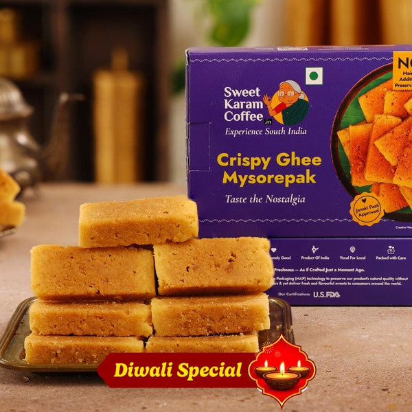 Crispy Ghee Mysorepak  - Free Shipping Across India
