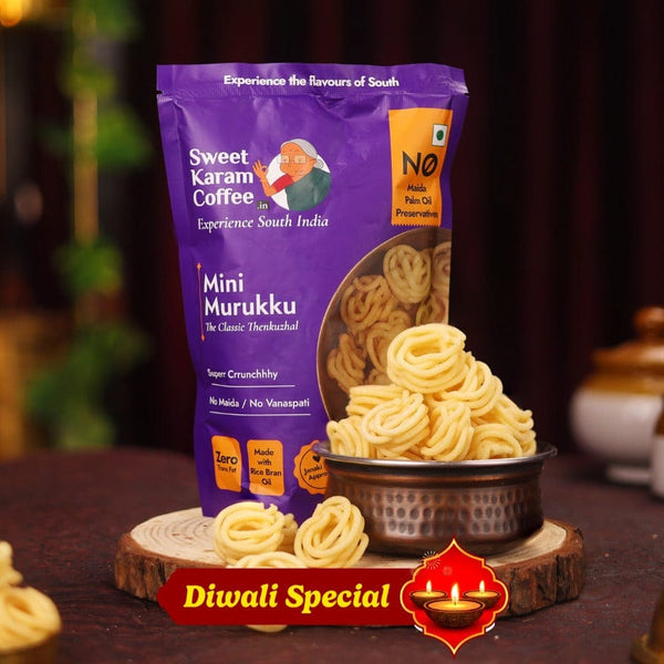 Thenkuzhal (Mini Murukku)  - Free Shipping Across India