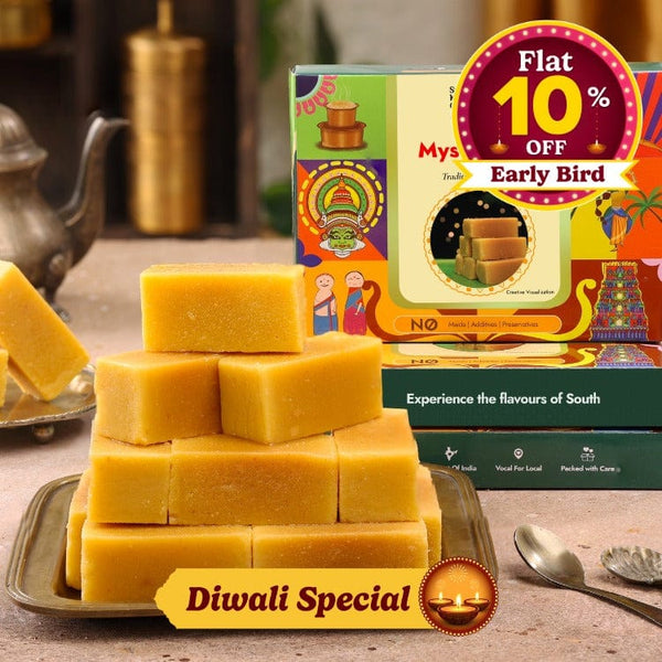 Ghee Mysorepak (Soft)  - Free Shipping Across India