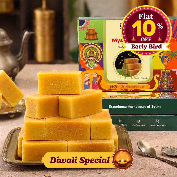 Ghee Mysorepak (Soft)  - Free Shipping Across India