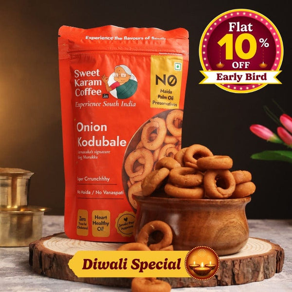 Onion Kodubale (Ring Murukku)