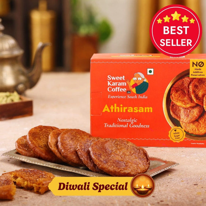 Athirasam (Traditional Jaggery Sweet) - Sweet Karam Coffee