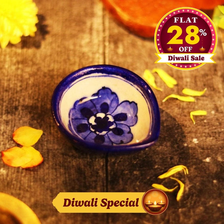 Diwali Handcrafted Diyas (pack of 4)  - Free Shipping Across India