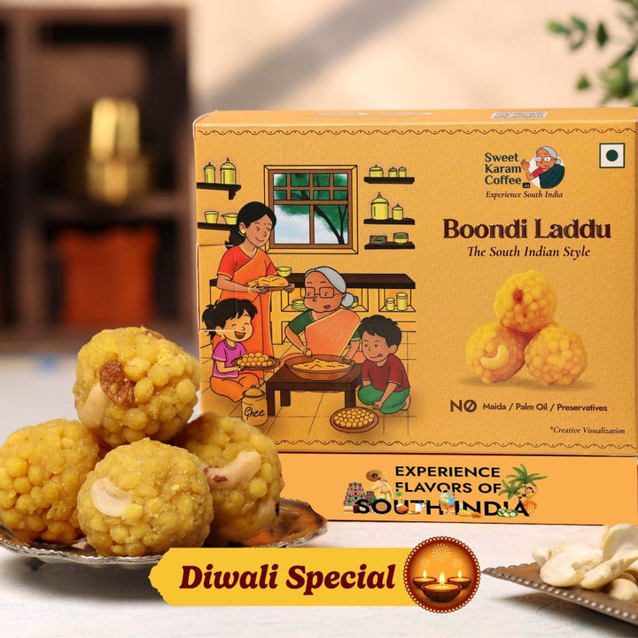 Boondi Laddu - Sweet Karam Coffee