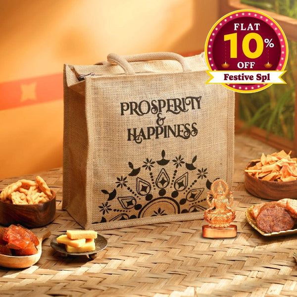 Paati's Special Jute Bag Combo (Gifting Special) - Sweet Karam Coffee