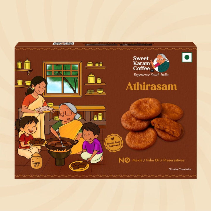 Athirasam (Traditional Jaggery Sweet) - Sweet Karam Coffee