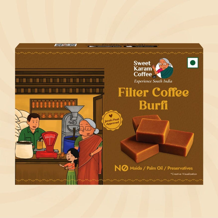 Filter Coffee Burfi - Sweet Karam Coffee