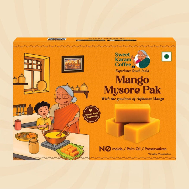 Mango Mysorepak - Sweet Karam Coffee