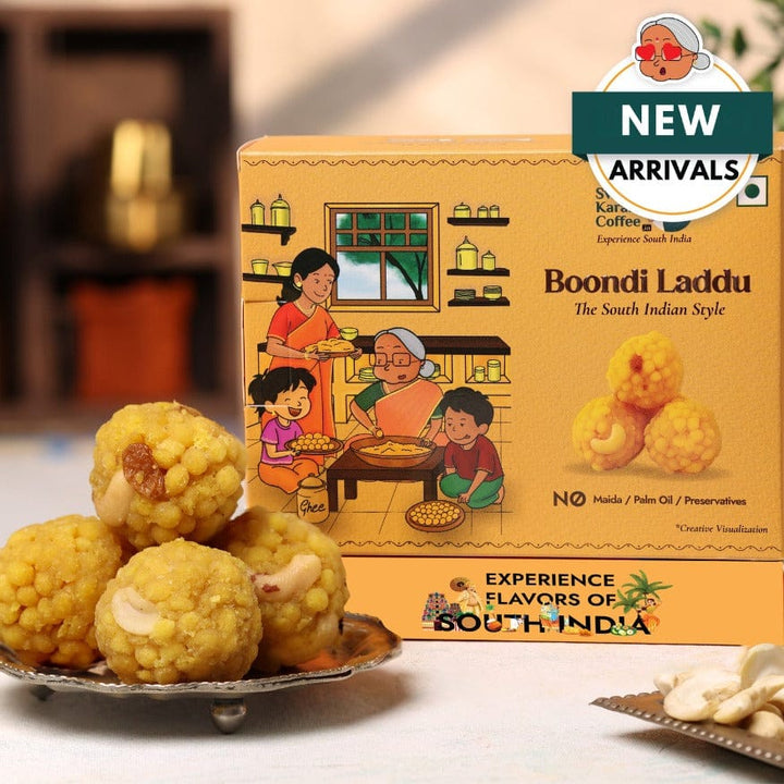 Boondi Laddu - Sweet Karam Coffee