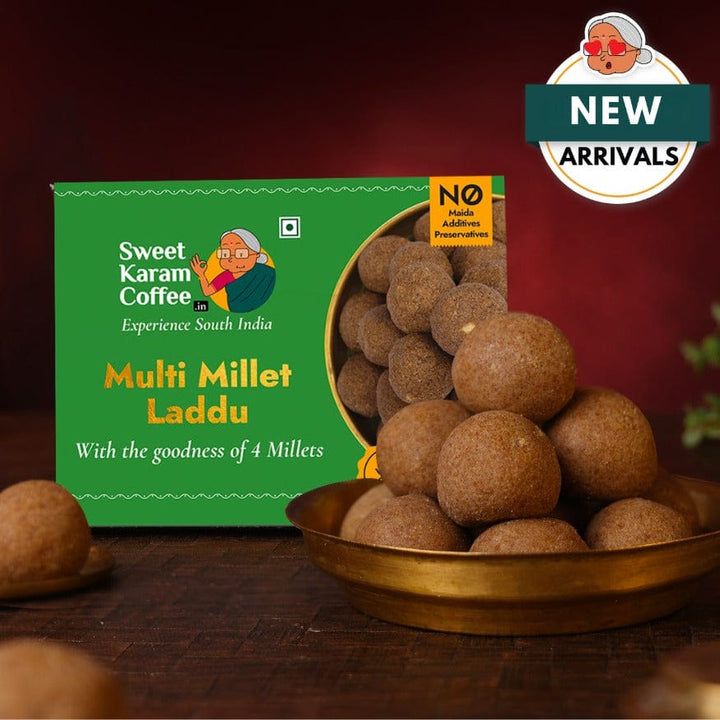 Multi Millet Laddu - Sweet Karam Coffee