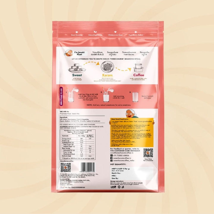 ABC (Apple, Beetroot, Carrot) Milk Mix (500 g Pack)  - Free Shipping Across India