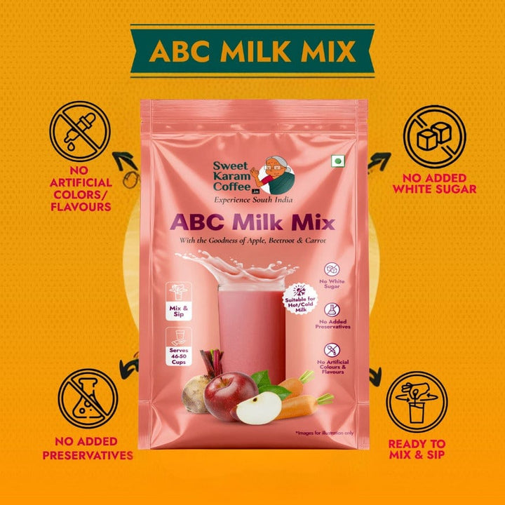 ABC (Apple, Beetroot, Carrot) Milk Mix (500 g Pack)  - Free Shipping Across India