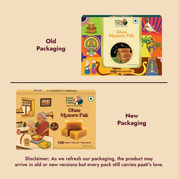 Ghee Mysorepak (Soft) - Sweet Karam Coffee