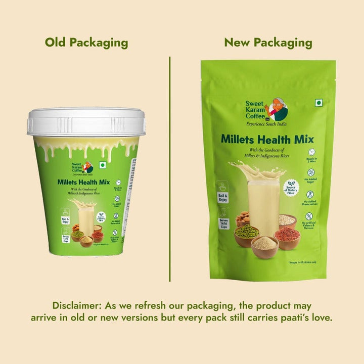 Millets Health Milk Mix (Kanji Maavu) - Sweet Karam Coffee