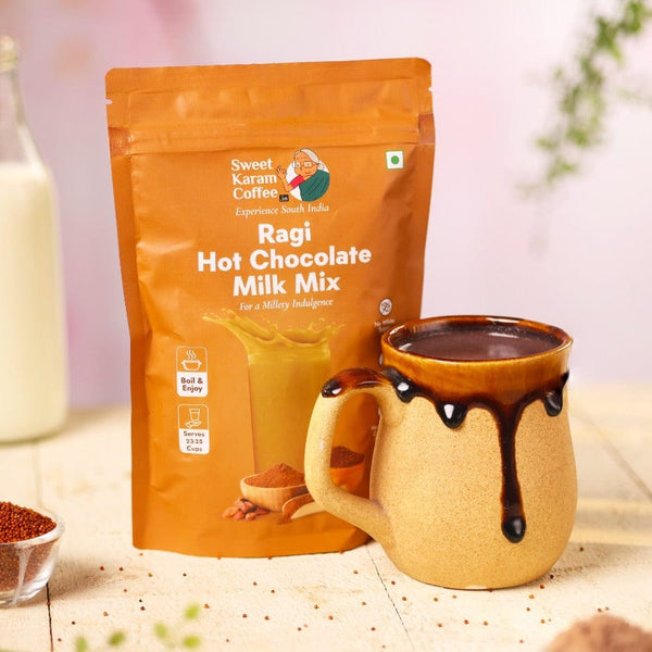 Ragi Hot Chocolate Milk Mix  - Free Shipping Across India