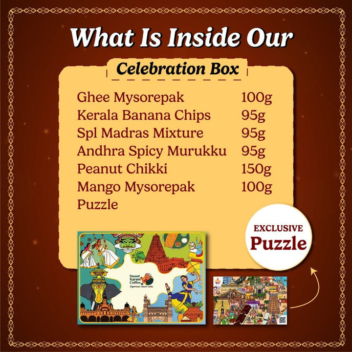 Paati's Celebration Gift Box - Sweet Karam Coffee
