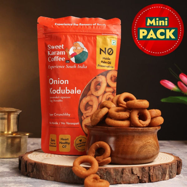 Onion Kodubale (Ring Murukku) 95 g - Sweet Karam Coffee