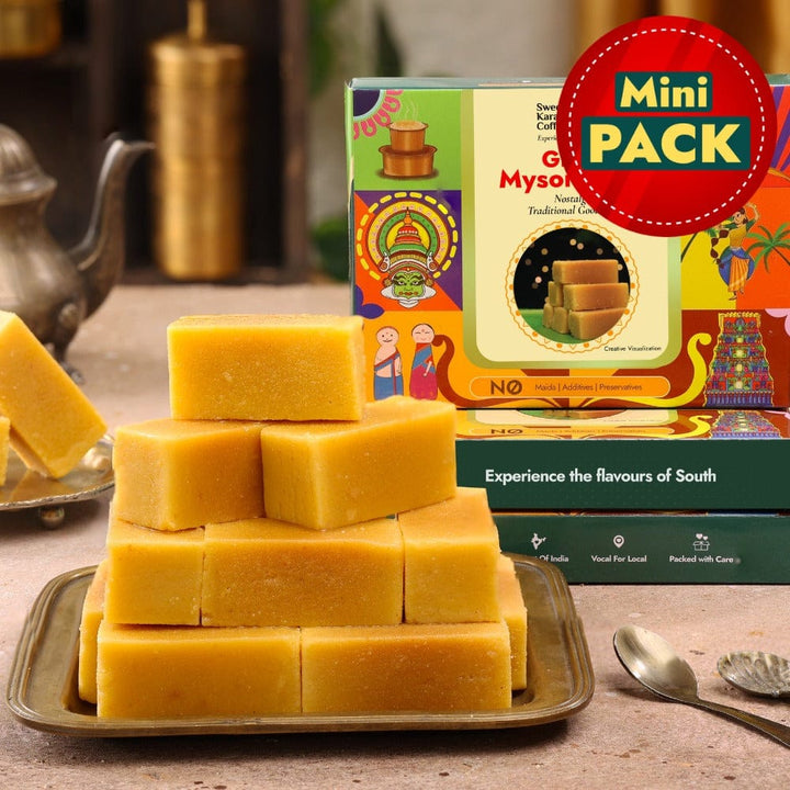 Ghee Mysorepak (Soft) 45 g - Sweet Karam Coffee