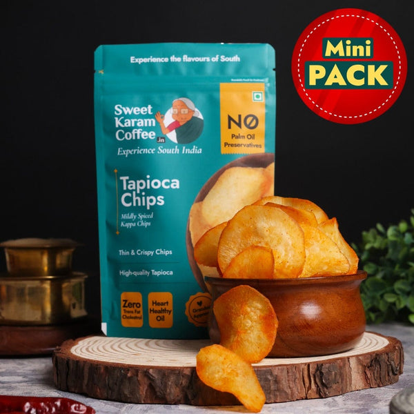 Kerala Tapioca (Kappa) Chips 65 g - Sweet Karam Coffee