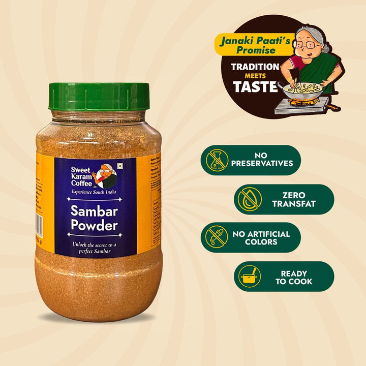 Sambar Powder - Sweet Karam Coffee