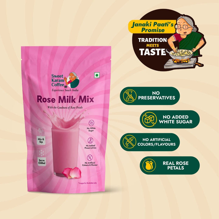 Rose Milk Mix - Sweet Karam Coffee