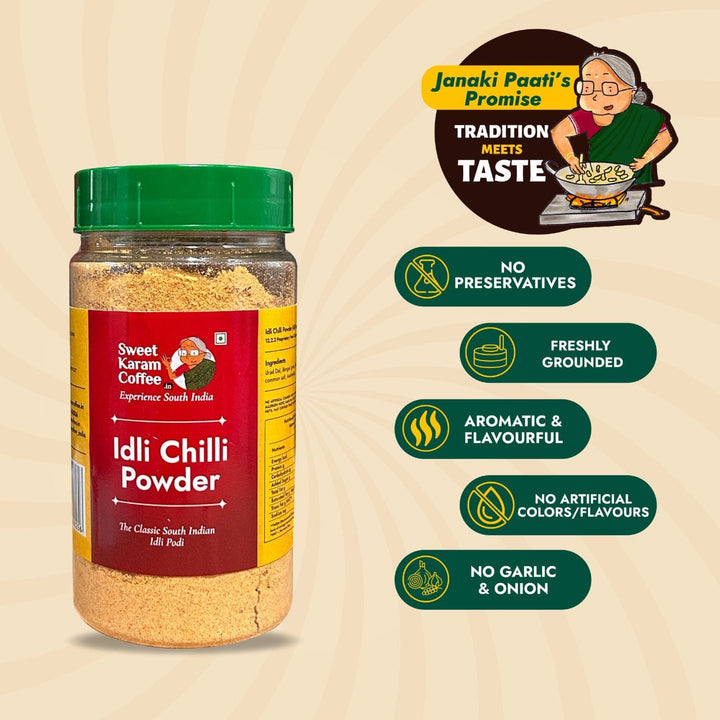 Idli Powder (Chilli Gun powder) - Sweet Karam Coffee