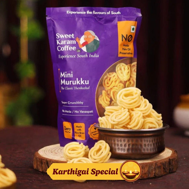 Mini Murukku (Oosi Thenkuzhal)  - Free Shipping Across India