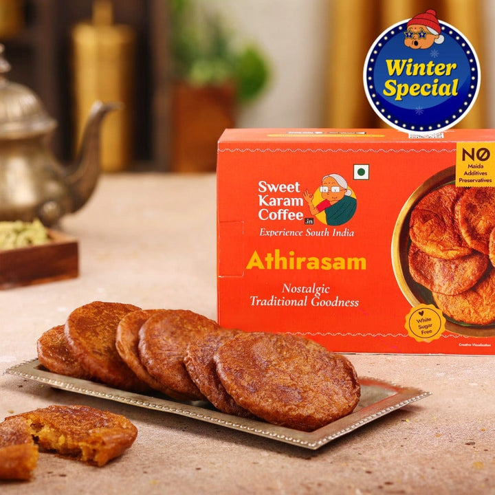 Athirasam (Traditional Jaggery Sweet) - Sweet Karam Coffee